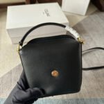 BUCKET MINI 13.5 TRIOMPHE BLACK IN SMOOTH CALFSKIN - Image 12
