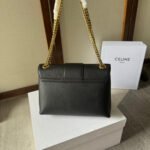 MEDIUM CELINE VICTOIRE BAG 25 IN BLACK CALFSKIN GOLDEN HARDWARE - Image 2