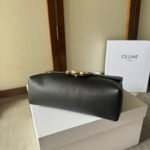 MEDIUM CELINE VICTOIRE BAG 25 IN BLACK CALFSKIN GOLDEN HARDWARE - Image 13