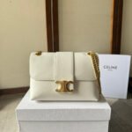 MEDIUM CELINE VICTOIRE BAG 25 IN IVORY CALFSKIN - Image 9