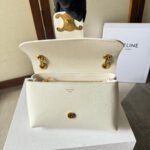 MEDIUM CELINE VICTOIRE BAG 23 IN SOFT YELLOW CALFSKIN - Image 14