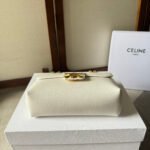 MEDIUM CELINE VICTOIRE BAG 23 IN SOFT YELLOW CALFSKIN - Image 13