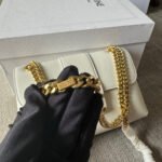 MEDIUM CELINE VICTOIRE BAG 23 IN SOFT YELLOW CALFSKIN - Image 12