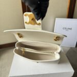MEDIUM CELINE VICTOIRE BAG 23 IN SOFT YELLOW CALFSKIN - Image 3