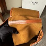 MEDIUM FOLCO BACKPACK 32 IN WHITE TRIOMPHE CANVAS - Image 5