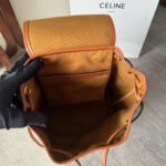 MEDIUM FOLCO BACKPACK 32 IN WHITE TRIOMPHE CANVAS - Image 8