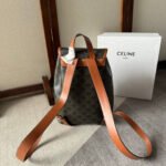 MEDIUM FOLCO BACKPACK 32 IN BLACK TRIOMPHE CANVAS - Image 6