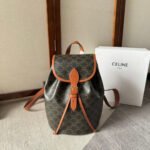 MEDIUM FOLCO BACKPACK 32 IN BLACK TRIOMPHE CANVAS - Image 10
