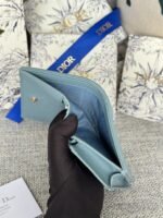 MINI LADY GARDENIA WALLET 11 IN SLATE GREY QUILTED CALFSKIN - Image 13