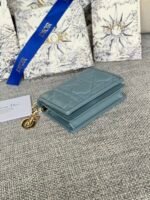 MINI LADY GARDENIA WALLET 11 IN SLATE GREY QUILTED CALFSKIN - Image 14