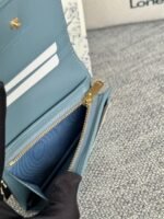 MINI LADY GARDENIA WALLET 11 IN SLATE GREY QUILTED CALFSKIN - Image 7