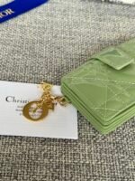 LADY JASMINE CARD HOLDER 10 IN LIGHT GREEN QUILTED PATENT CALFSKIN - Image 17