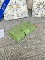 LADY JASMINE CARD HOLDER 10 IN LIGHT GREEN QUILTED PATENT CALFSKIN - Image 18