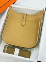 HM 26S EVELYNE BAG 23MM IN GOLDEN BROWN GRAINED CALFSKIN - Image 13