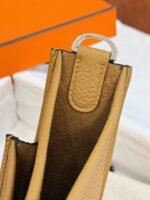 HM 26S EVELYNE BAG 23MM IN GOLDEN BROWN GRAINED CALFSKIN - Image 8
