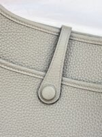 HM 26S EVELYNE BAG 23MM IN GRAY GRAINED CALFSKIN - Image 15