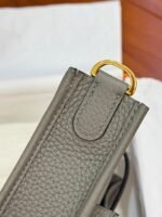 HM 26S EVELYNE BAG 23MM IN GRAY GRAINED CALFSKIN - Image 18