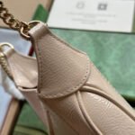 JACKIE NOTTE MINI BAG 19 IN BEIGE CRACKED LACQUER CALFSKIN GOLD HARDWARE - Image 9