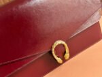 DIONYSUS LAGRE SHOULDER BAG 42 IN ROSSO ANCORA RED GG GLOSSY LAMBSKIN - Image 16