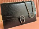 DIONYSUS LAGRE SHOULDER BAG 42 IN BLACK GG GLOSSY LAMBSKIN - Image 11