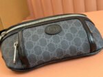 OPHIDIA BELT BAG 28 IN DARK GREY GG CALFSKIN - Image 5