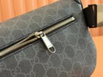 OPHIDIA BELT BAG 28 IN DARK GREY GG CALFSKIN - Image 8