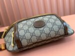 OPHIDIA BELT BAG 28 IN BROWN AND BEIGE GG CALFSKIN - Image 11