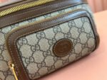 OPHIDIA BELT BAG 28 IN BROWN AND BEIGE GG CALFSKIN - Image 15