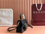 DIONYSUS MEDIUM SHOULDER BAG 22 IN BLACK GG GLOSSY LAMBSKIN - Image 12