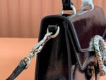 DIONYSUS MEDIUM SHOULDER BAG 22 IN BLACK GG GLOSSY LAMBSKIN - Image 9