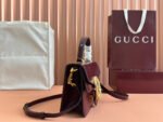 DIONYSUS MEDIUM SHOULDER BAG 22 IN ROSSO ANCORA RED GG GLOSSY LAMBSKIN - Image 3