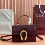DIONYSUS MEDIUM SHOULDER BAG 22 IN ROSSO ANCORA RED GG GLOSSY LAMBSKIN - Image 10