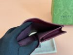 HORSEBIT 1955 CARD CASE WALLET 11 IN BEIGE DARK BROWN NEW GG AND ROSSO ANCORA RED CALFSKIN - Image 16