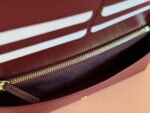 HORSEBIT 1955 WALLET ON CHAIN 19 IN BEIGE DARK BROWN NEW GG AND ROSSO ANCORA RED CALFSKIN - Image 8