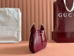 JACKIE NOTTE MINI BAG 19 IN RED WINE CRACKED LACQUER CALFSKIN GOLD HARDWARE - Image 4