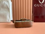 SMALL HORSEBIT 1955 SHOULDER BAG 20 IN BEIGE AND DARK BROWN NEW GG MONOGRAM CALFSKIN - Image 9