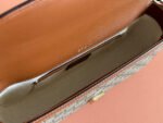 SMALL HORSEBIT 1955 SHOULDER BAG 22.6 IN BEIGE/EBONY GG WITH BROWN CALFSKIN TRIM - Image 14