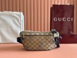 OPHIDIA BELT BAG 34 IN LIGHT BROWN GG CANVAS - Image 11