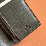 OPHIDIA CARD CASE 19 IN DARK GREY COATED FABRIC AND CALFSKIN - Image 17