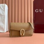 GUCCI 25S DIONYSUS WALLET ON CHAIN 20 IN BROWN CALFSKIN - Image 10