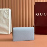 GUCCI 25S DIONYSUS WALLET ON CHAIN 20 IN LIGHT BLUE CALFSKIN - Image 8