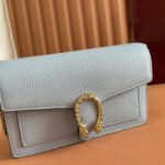 GUCCI 25S DIONYSUS WALLET ON CHAIN 20 IN LIGHT BLUE CALFSKIN - Image 15