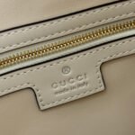 JACKIE SMALL SHOULDER BAG 27 IN WHITE CALFSKIN GOLD HARDWARE - Image 7