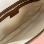 JACKIE SMALL SHOULDER BAG 27 IN TAWNY BROWN CALFSKIN GOLD HARDWARE - Image 7