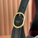 JACKIE SMALL SHOULDER BAG 27 IN BLACK CALFSKIN GOLD HARDWARE - Image 18