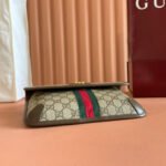 OPHIDIA BELT BAG 24 IN BEIGE AND DARK BROWN CANVAS - Image 14