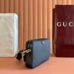 GUCCI OPHIDIA SMALL CROSSBODY BAG 24 NAVY BLUE MONOGRAM CANVAS - Image 3