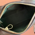 GUCCI 25S OPHIDIA MINI BOSTON BAG 16 IN BEIGE CANVAS AND BROWN CALFSKIN - Image 14