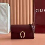 GUCCI 25S DIONYSUS WALLET ON CHAIN 20 IN ROSSO ANCORA CALFSKIN - Image 10