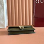 GUCCI 25S DIONYSUS WALLET ON CHAIN 20 IN DARK OLIVE GREEN CALFSKIN - Image 9